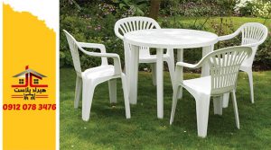 میز و صندلی پلاستیکی غذاخوری
