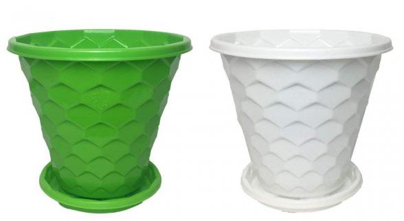 جابه جایی آسان گلدان پلاستیکی بزرگ