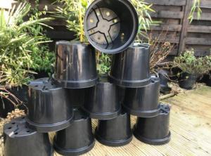 گلدان مشکی گلخانه ای