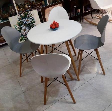 رنگبندی متنوع میز صندلی پلاستیکی ایرانی