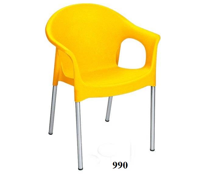 صندلی پلاستیکی پایه فلزی