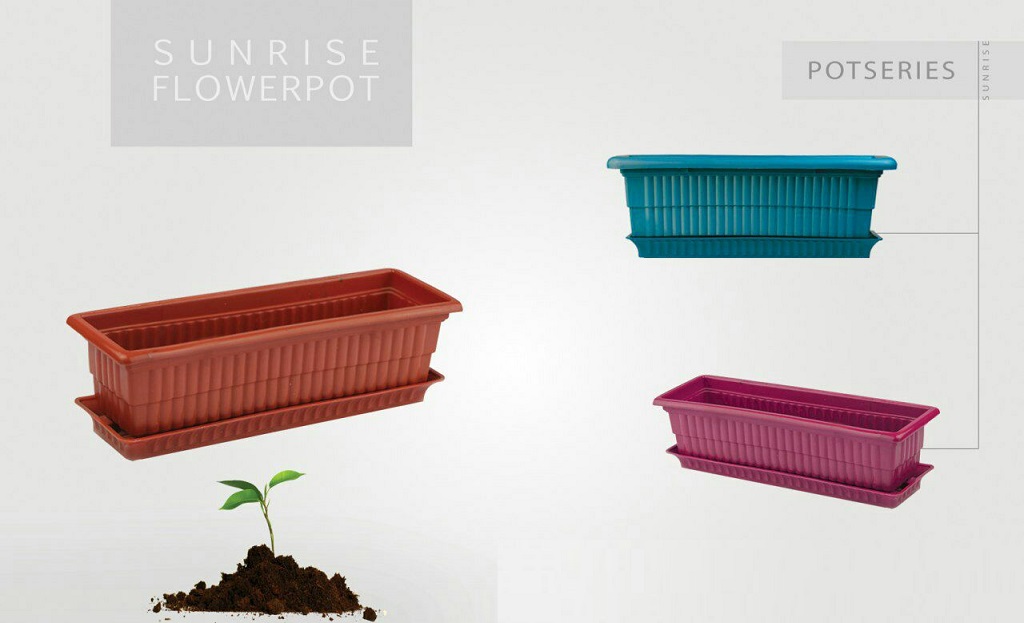 گلدان پلاستیکی خیلی بزرگ